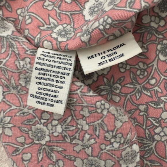 Reyn Spooner Kloth Hawaiian Aloha Kettle Floral Popover Shirt XL Limited - Picture 12 of 16